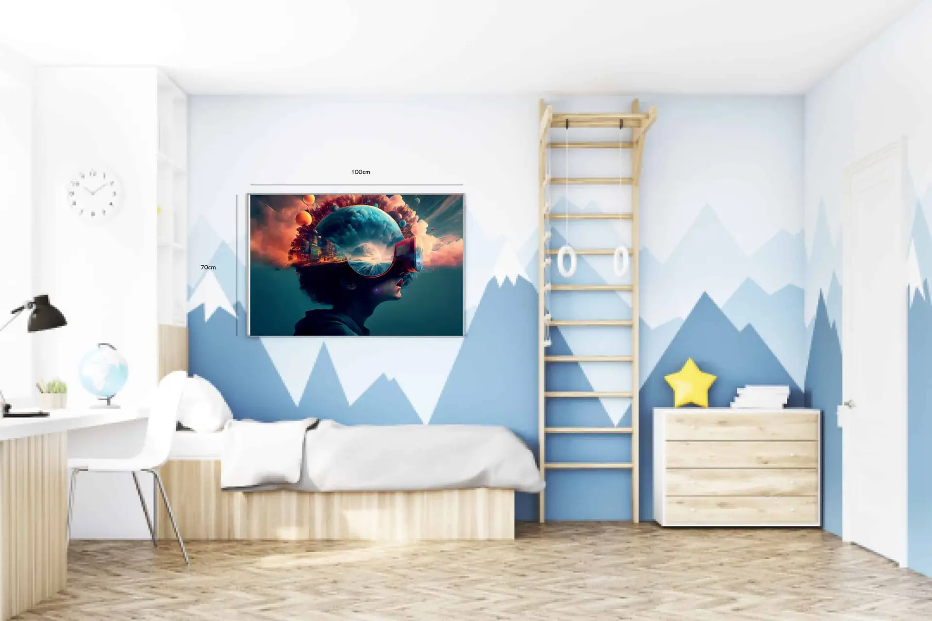 Dreamy Space Explorer Vision Plakat