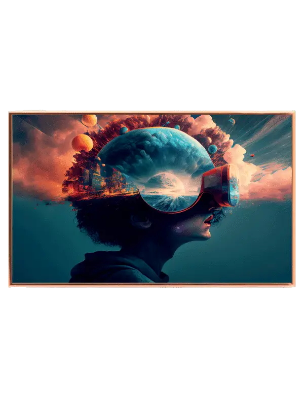 Dreamy Space Explorer Vision Plakat