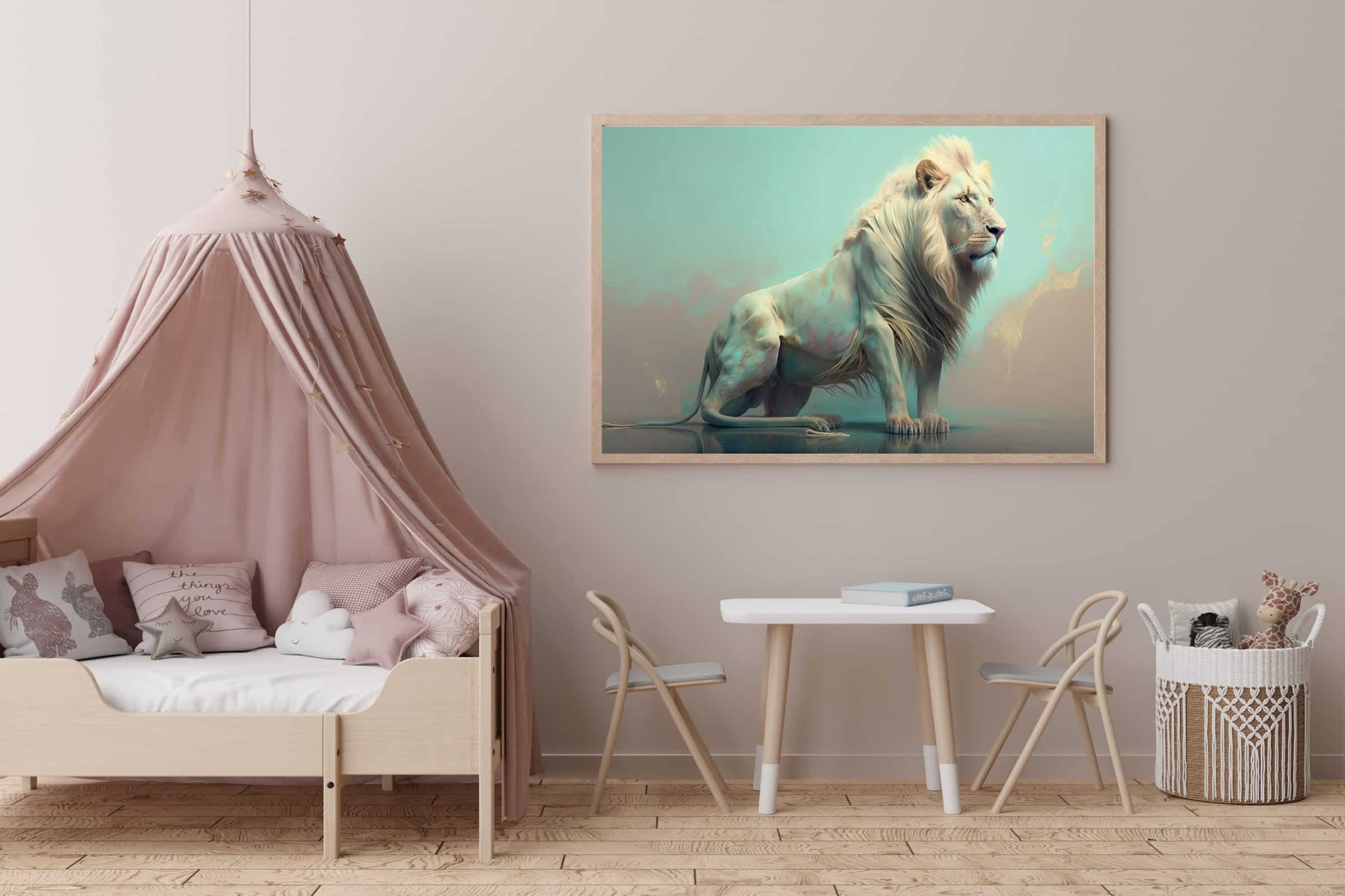 Majestic Gentle Lion Plakat