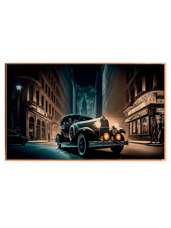 Vintage Car Adventure Plakat