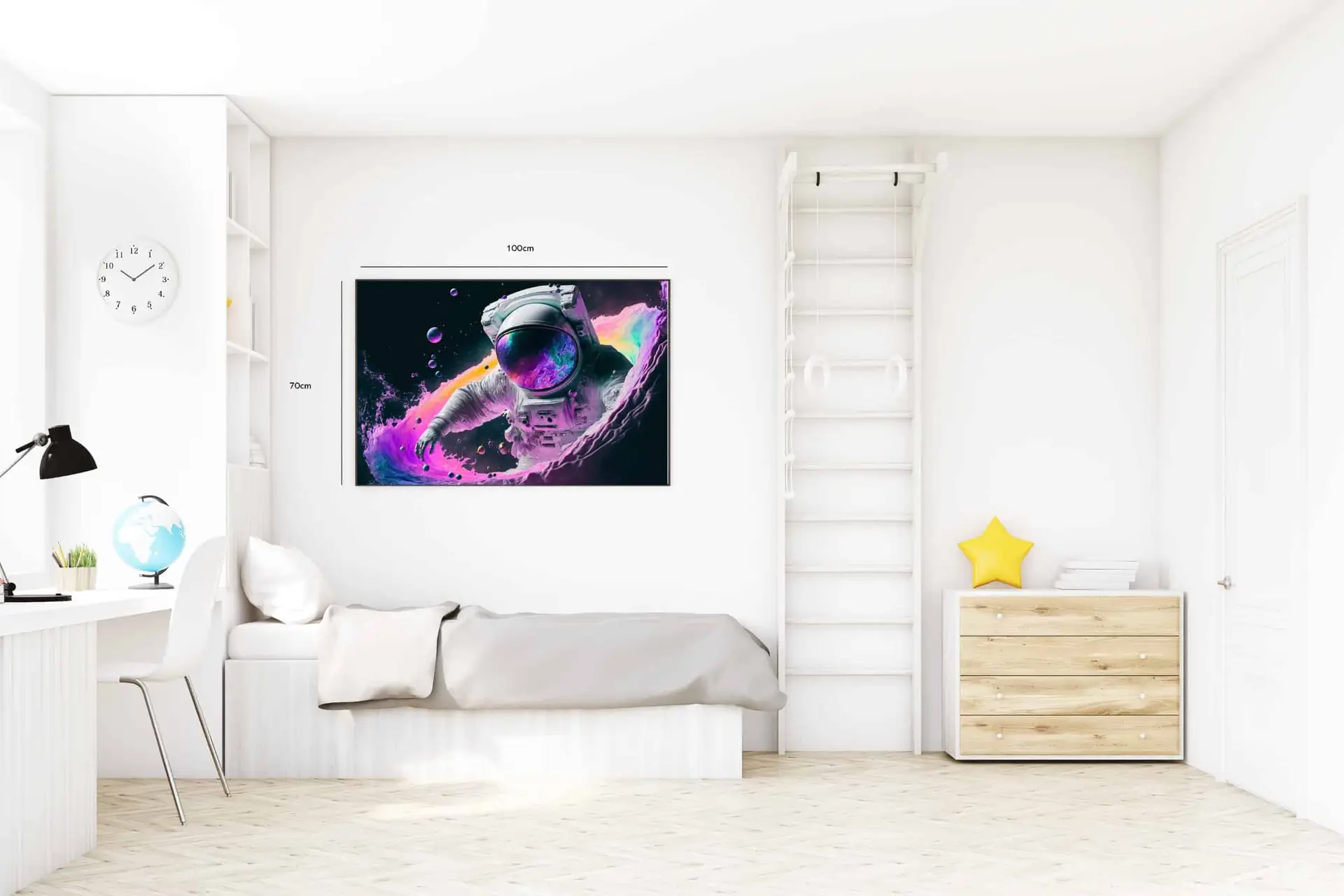 Magical Space Explorer Astronaut Plakat