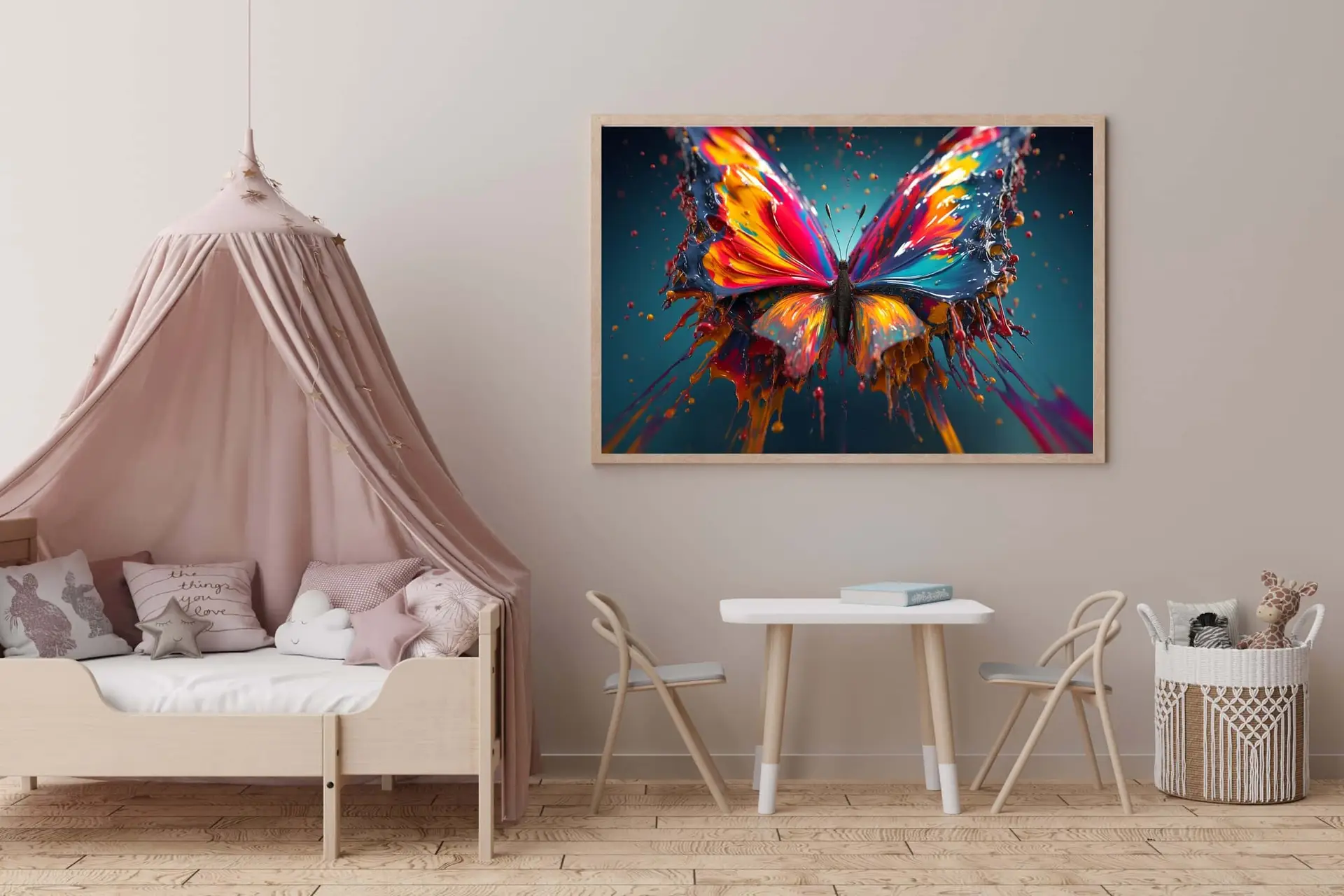 Vibrant Magical Butterfly Plakat