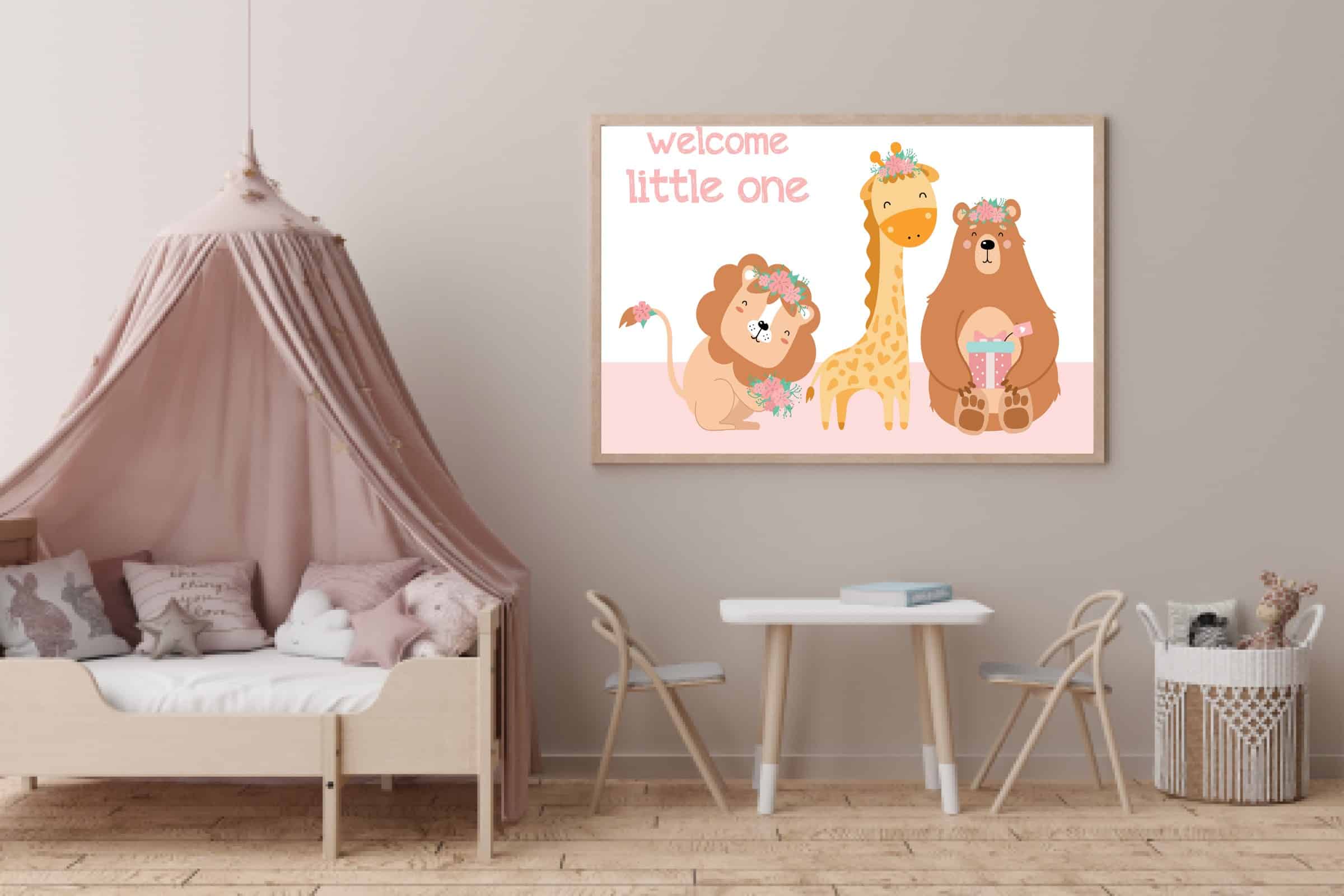 Gentle Safari Friends Plakat
