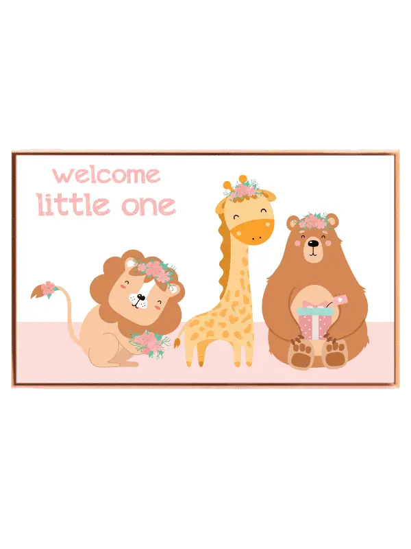 Gentle Safari Friends Plakat