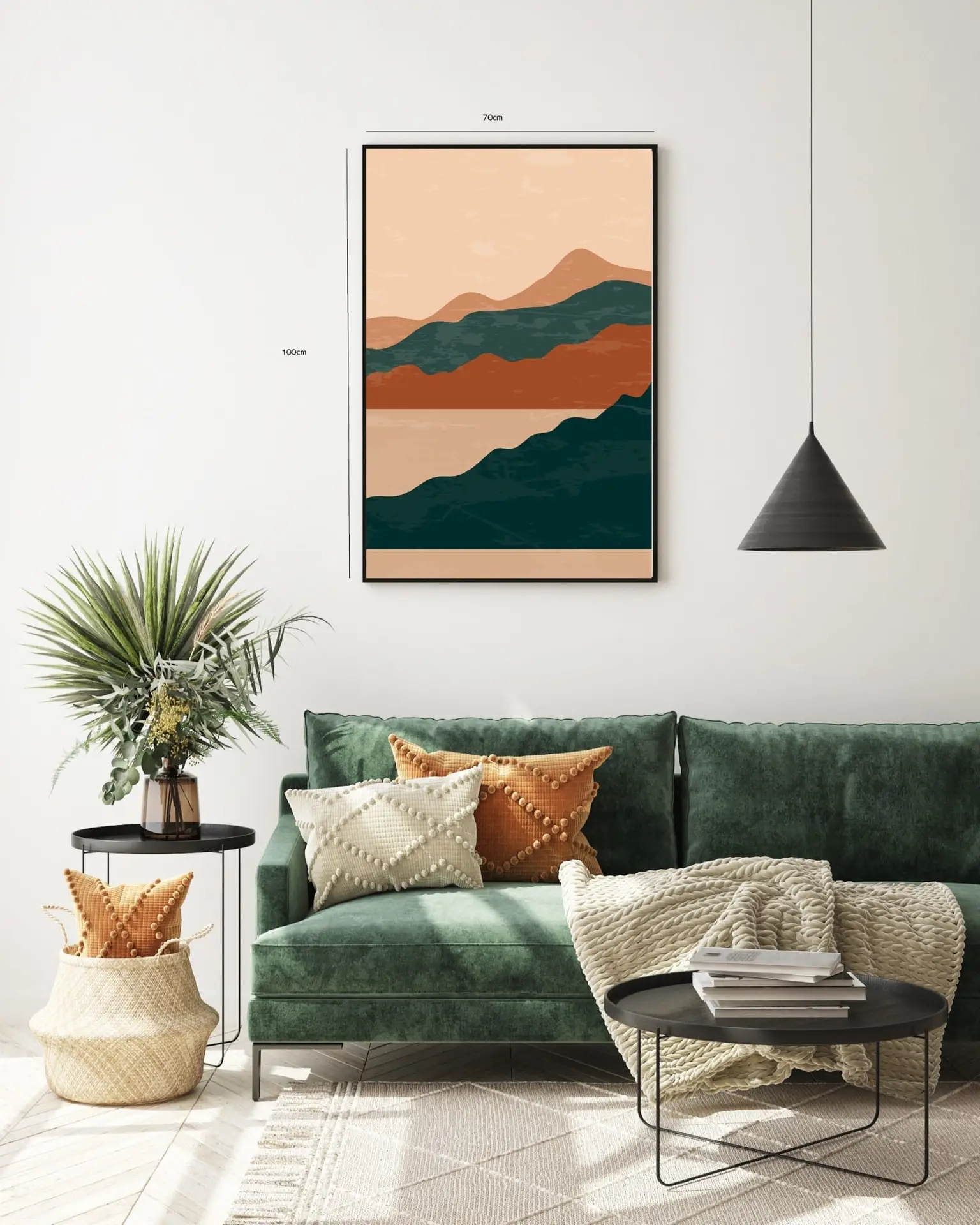Earthly Horizon Layers Plakat