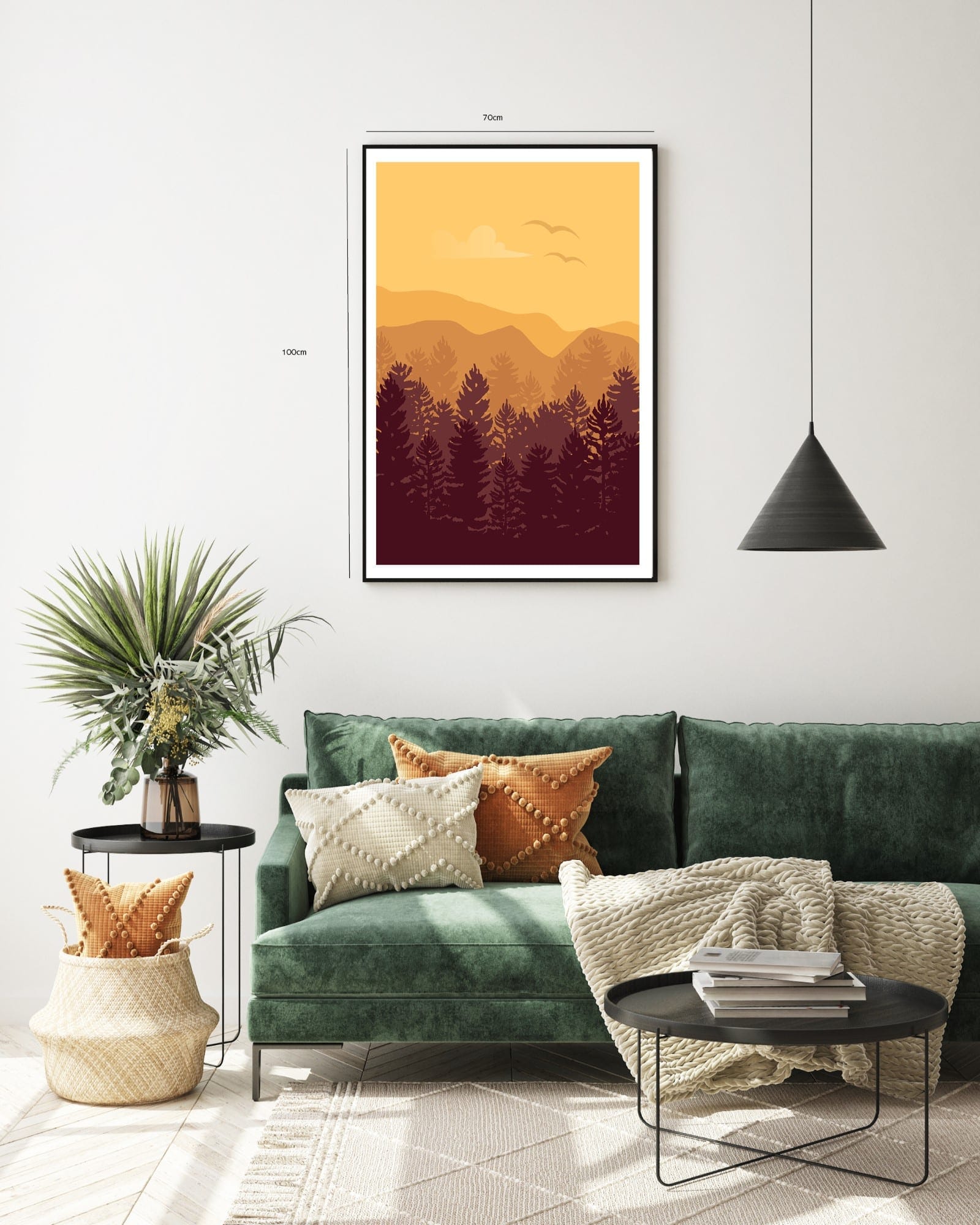 Golden Forest Layers Plakat
