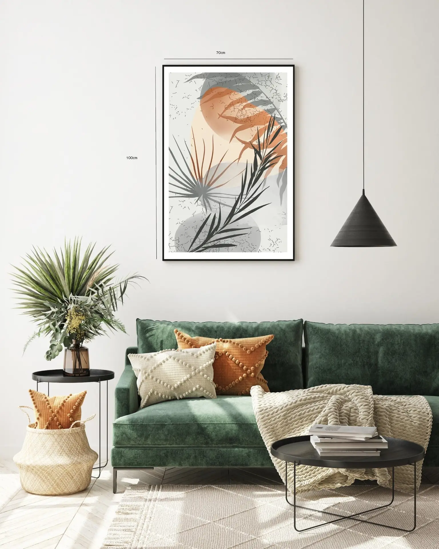 Palm Leaf Silhouettes Plakat