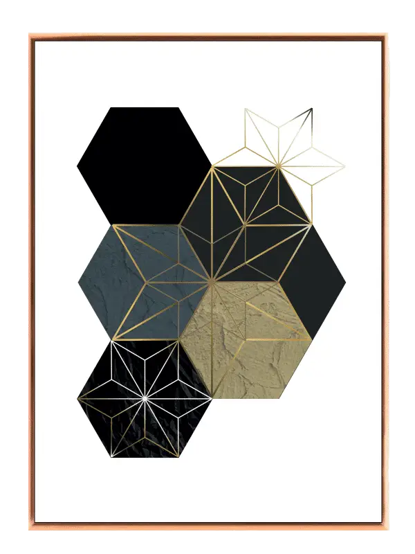 Hexagonal Prism Layers Plakat