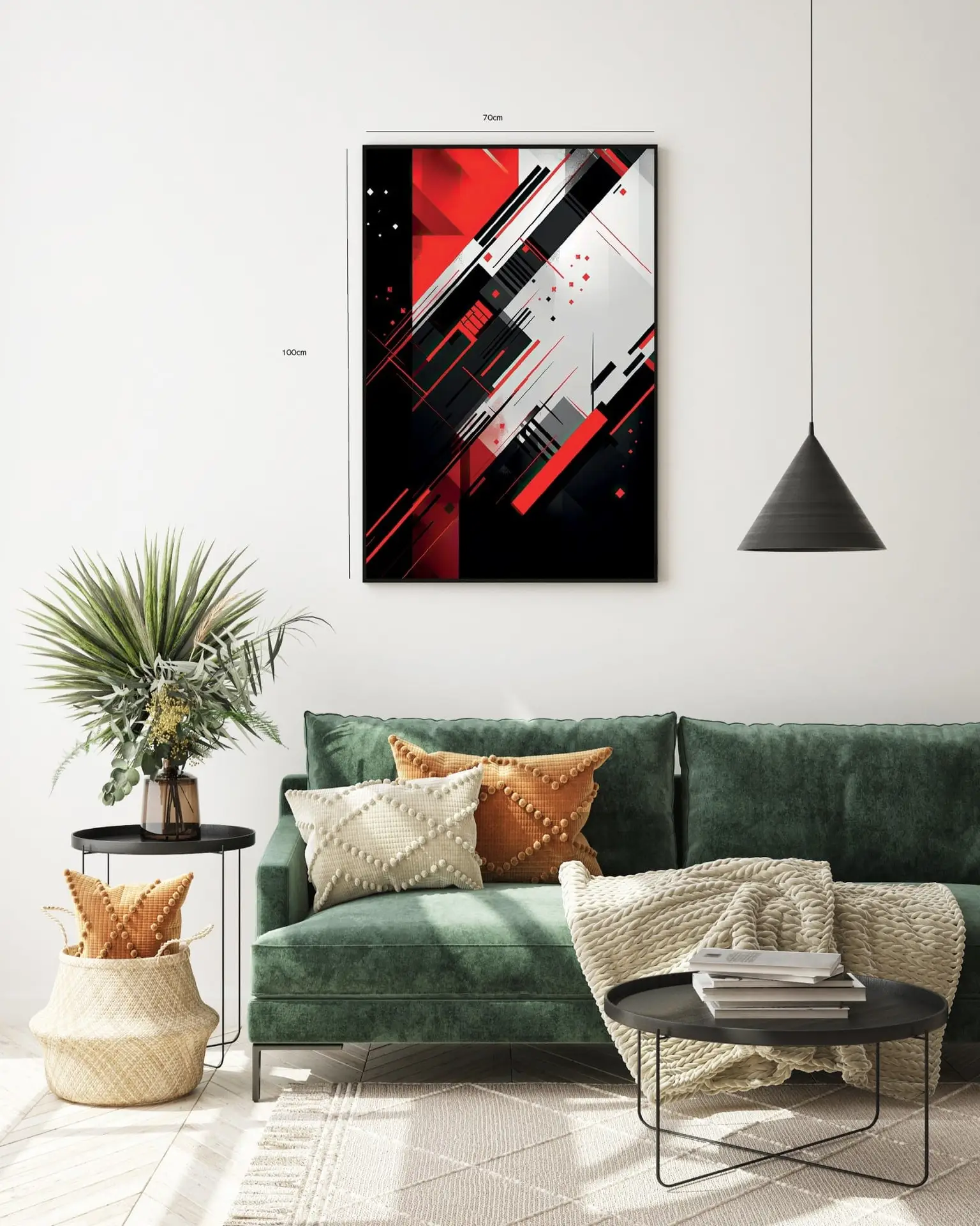 Crimson Vector Shift Plakat