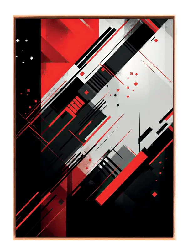 Crimson Vector Shift Plakat