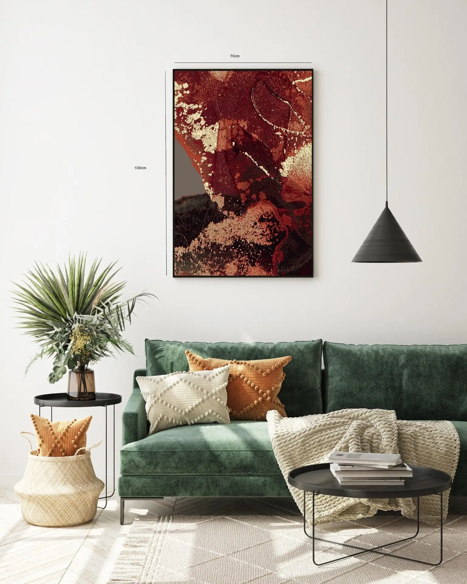 Crimson Vein Layers Plakat