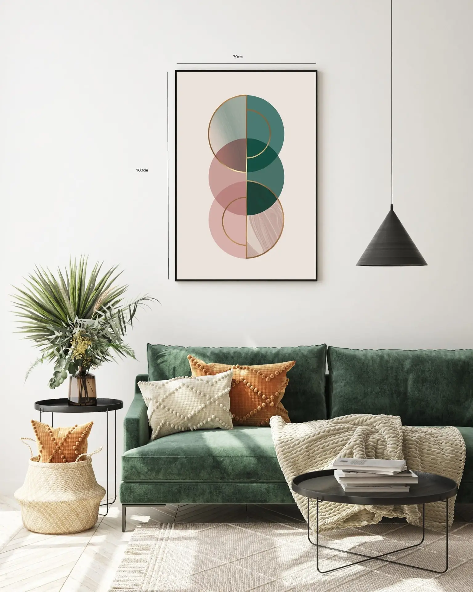 Divided Circle Harmony Plakat
