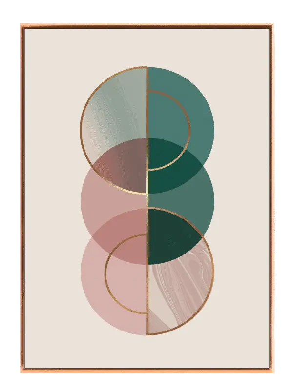 Divided Circle Harmony Plakat