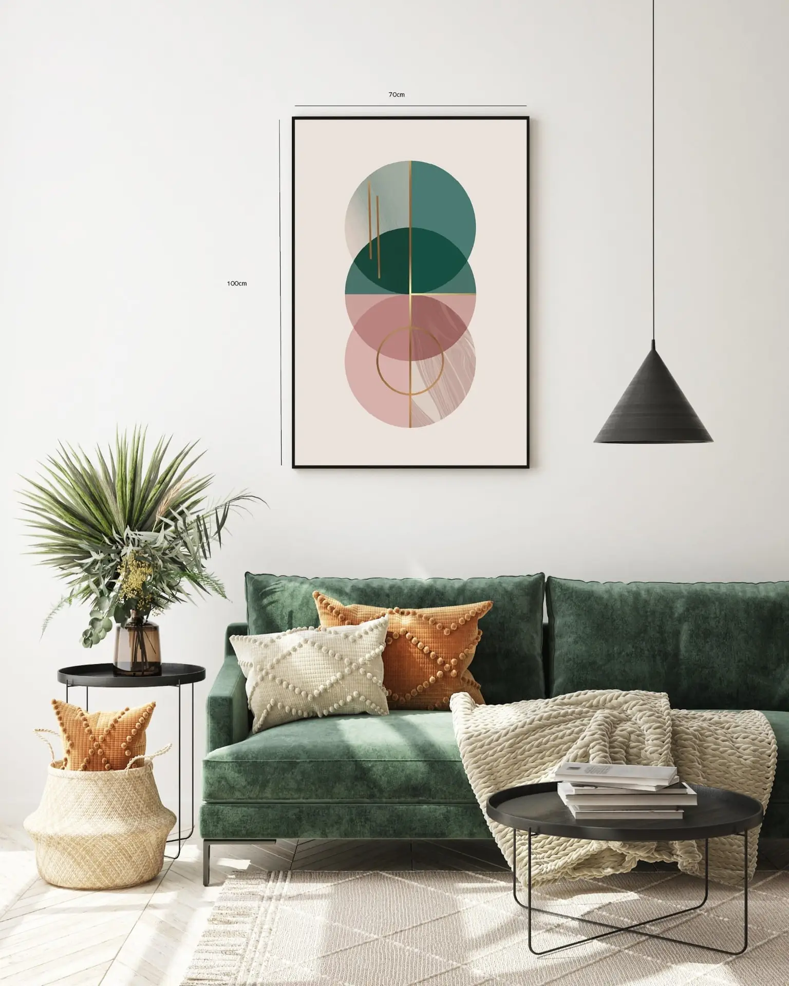 Overlapping Circles Harmony Plakat