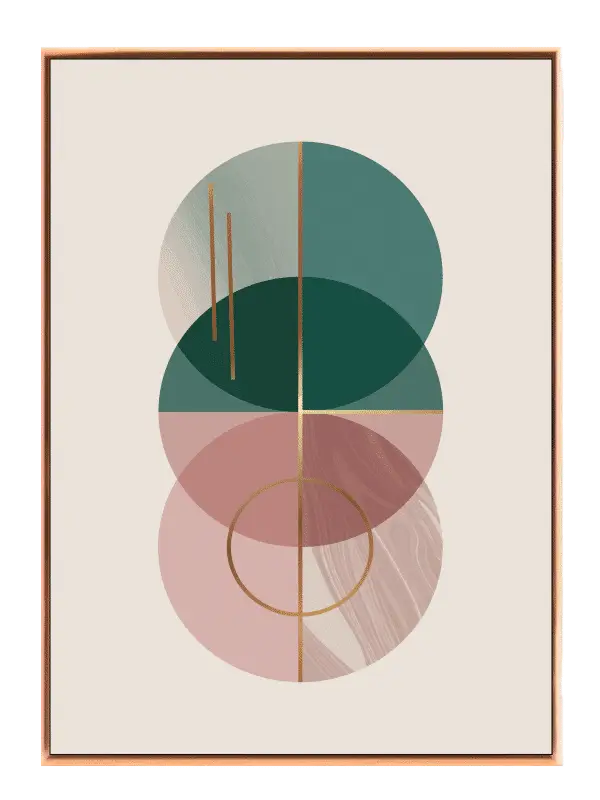 Overlapping Circles Harmony Plakat