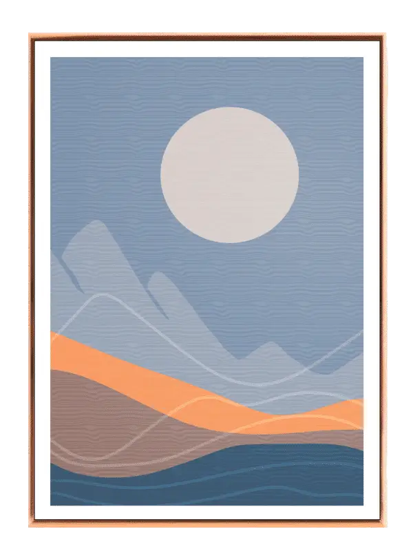 Silent Moon Horizon Plakat