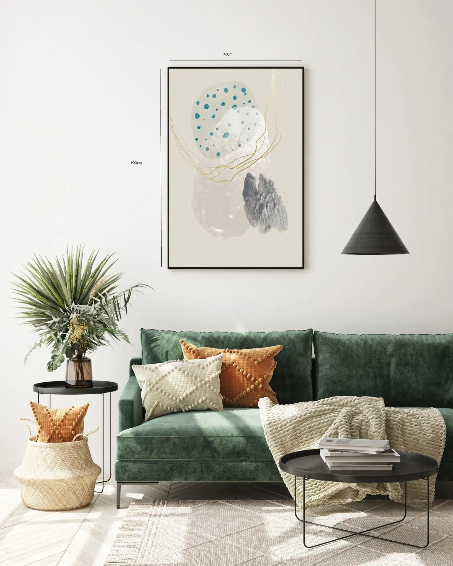Veiled Pebble Layers Plakat