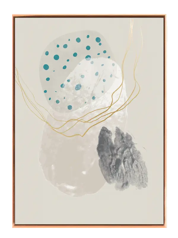 Veiled Pebble Layers Plakat
