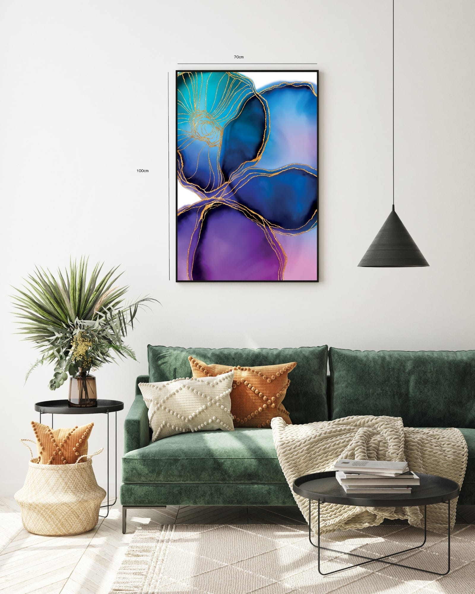 Azure Veins Harmony Plakat