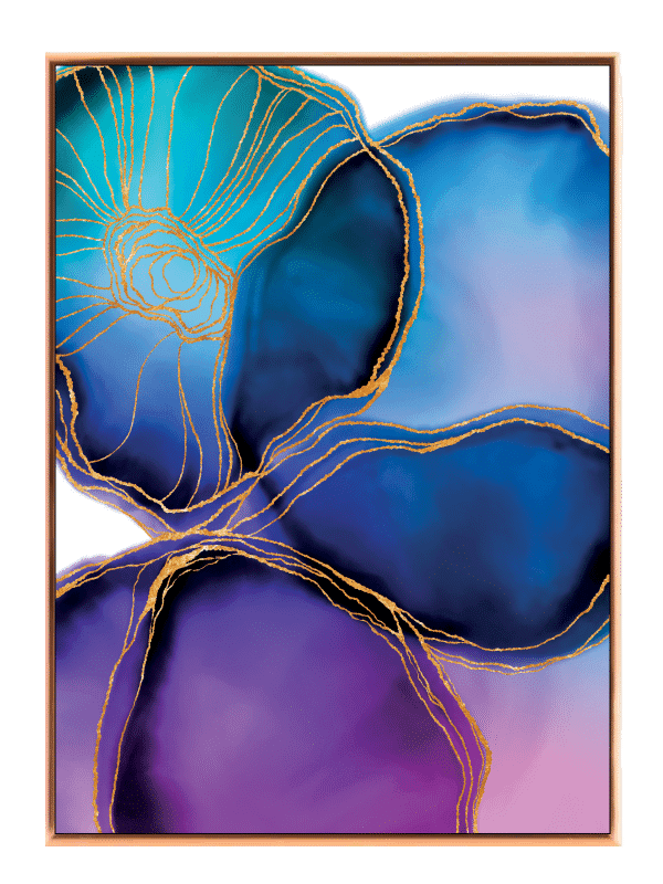 Azure Veins Harmony Plakat