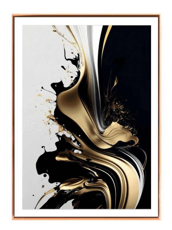Liquid Gold Flow Plakat