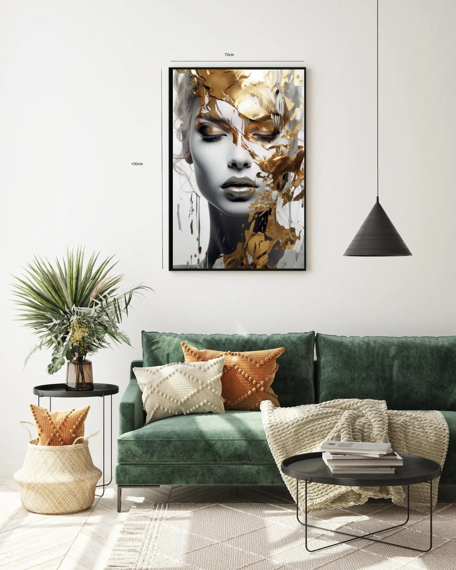 Golden Veil Face Plakat