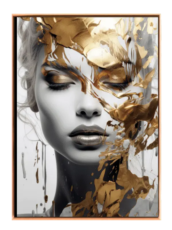 Golden Veil Face Plakat
