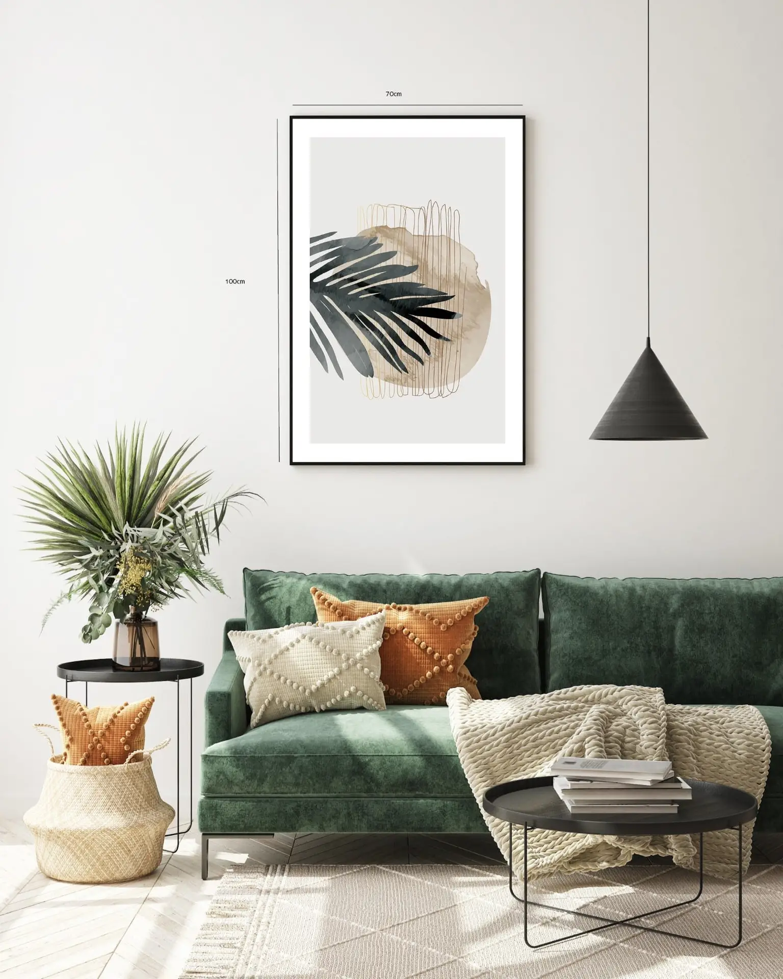 Palm Vein Harmony Plakat