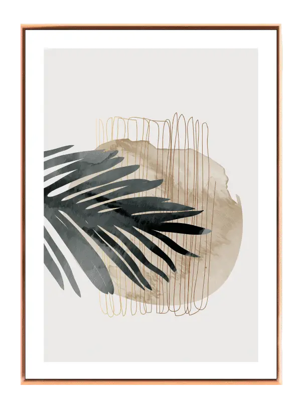 Palm Vein Harmony Plakat