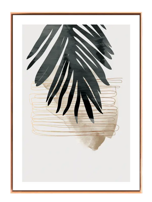 Emerald Palm Layers Plakat