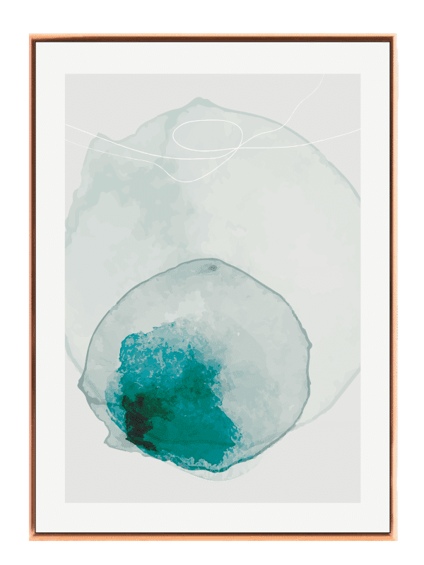 Emerald Veil Layers Plakat