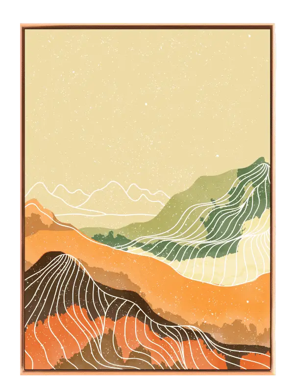 Contours Of Earth Plakat