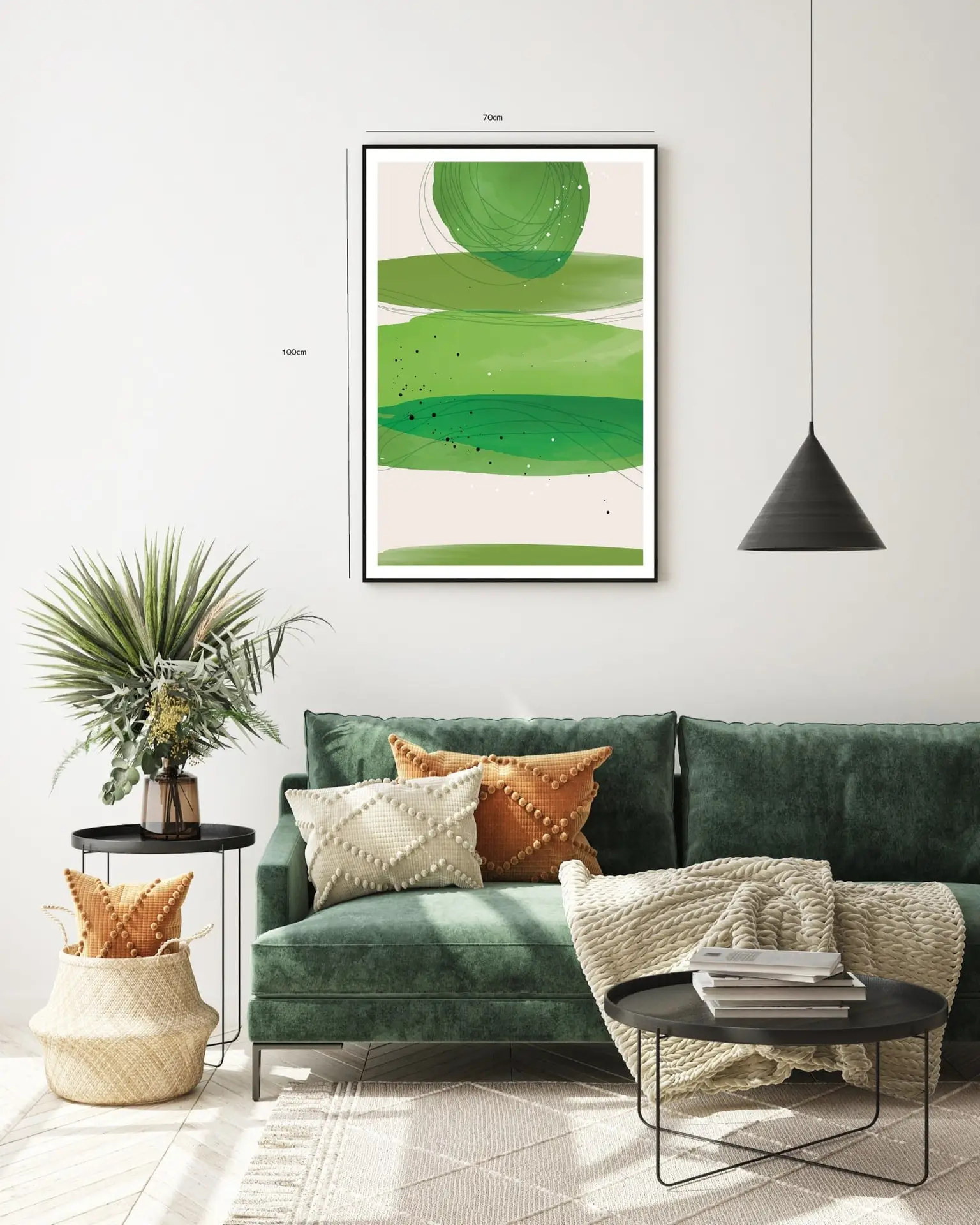 Verdant Layered Flow Plakat