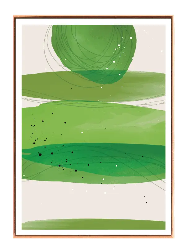 Verdant Layered Flow Plakat