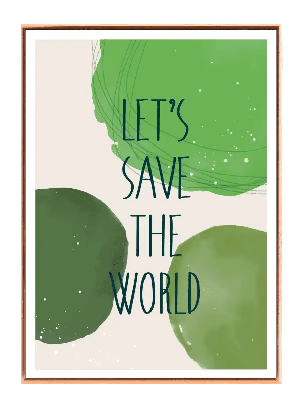Save The World Plakat