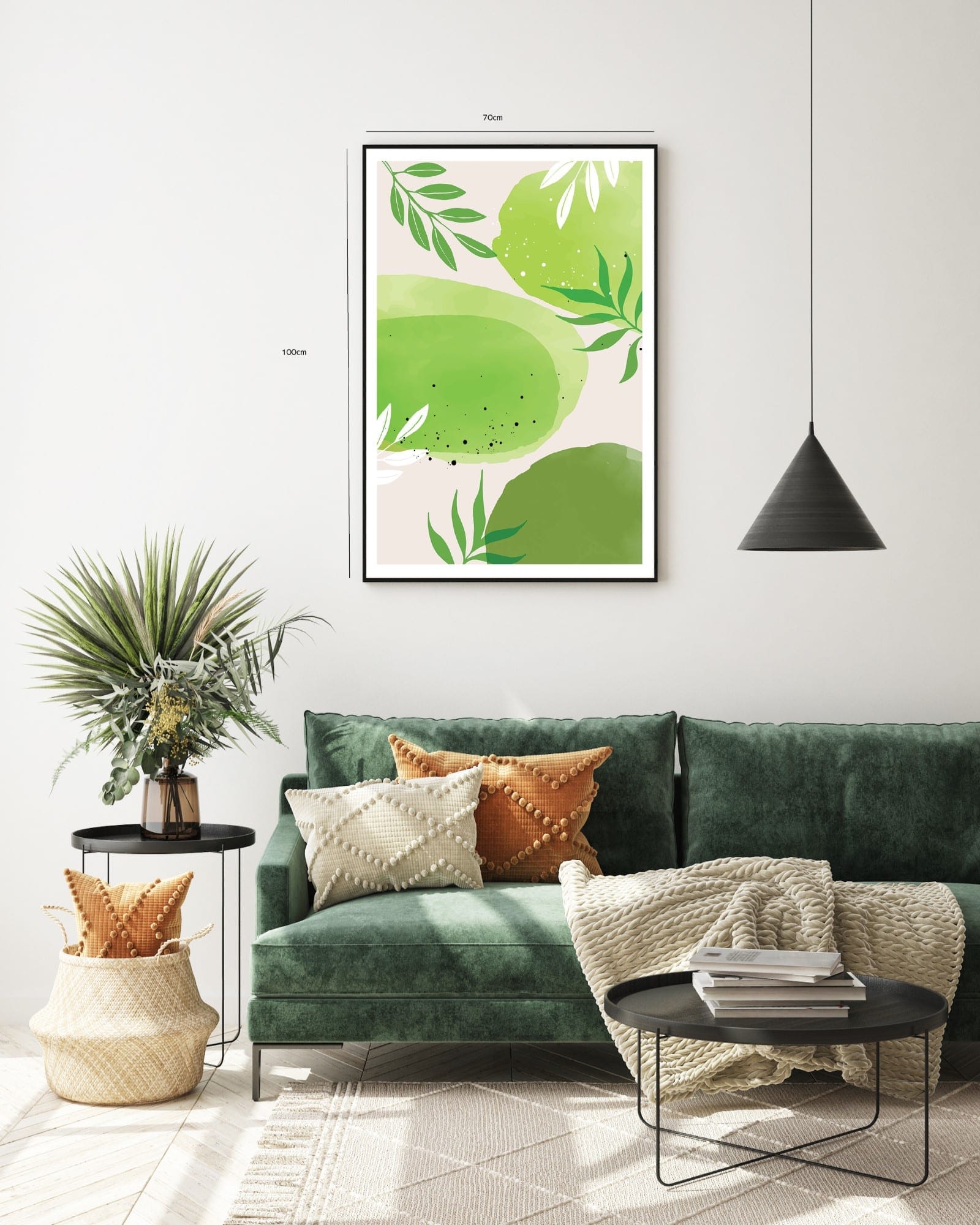 Lush Green Layers Plakat