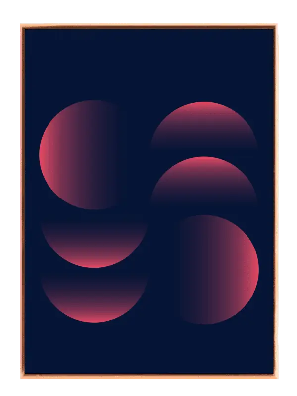 Gradient Sphere Harmony Plakat