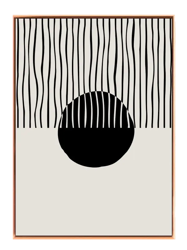Wavy Veins Sphere Plakat