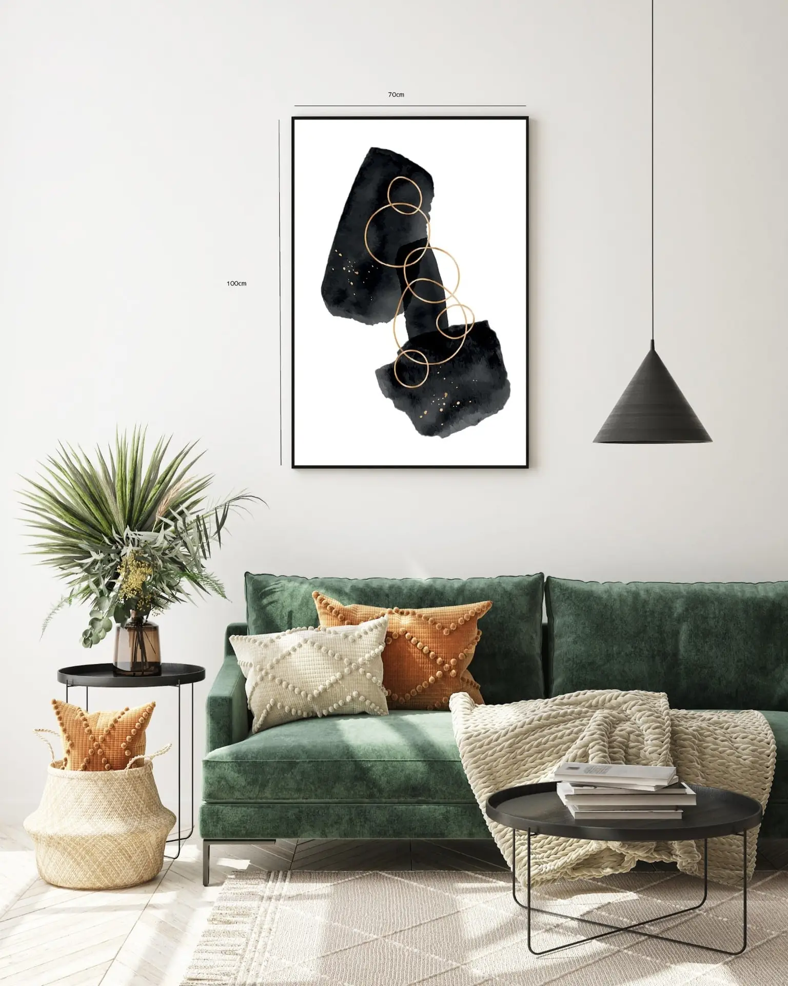 Black Gold Harmony Plakat