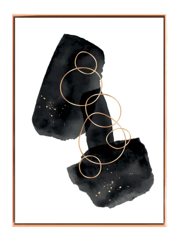 Black Gold Harmony Plakat