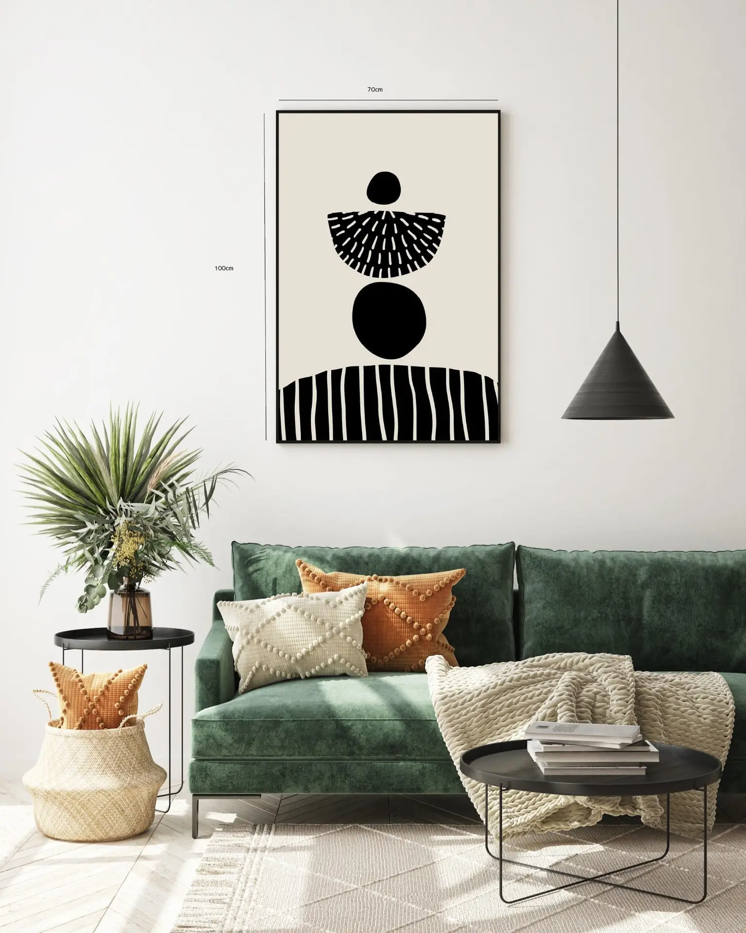 Balancing Shapes Harmony Plakat