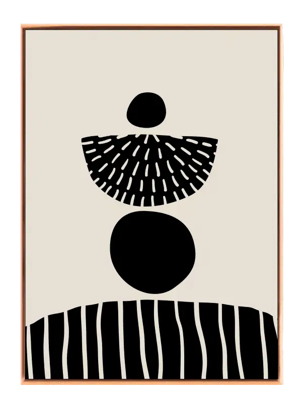 Balancing Shapes Harmony Plakat