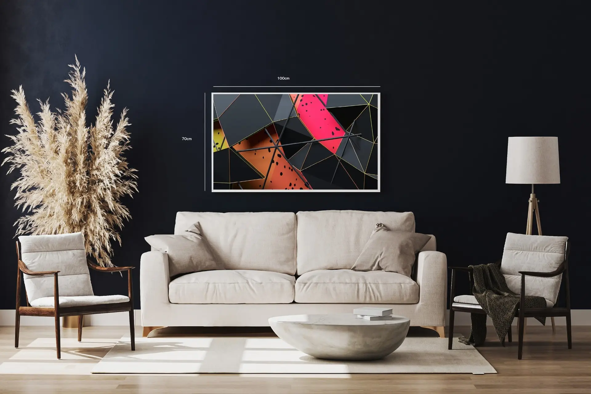 Fragmented Prism Layers Plakat
