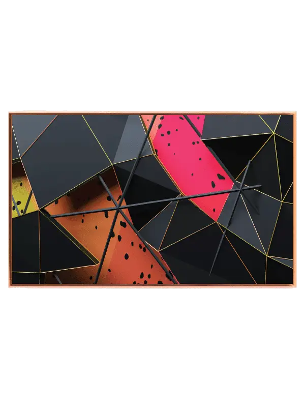 Fragmented Prism Layers Plakat
