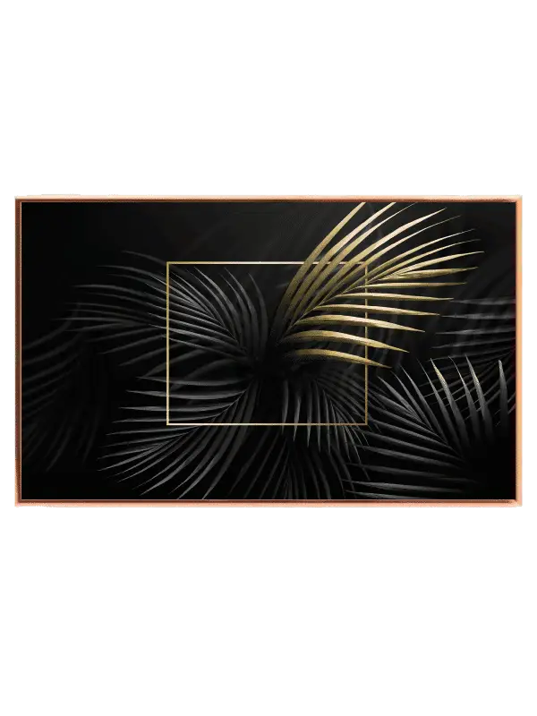 Golden Palm Silhouette Plakat