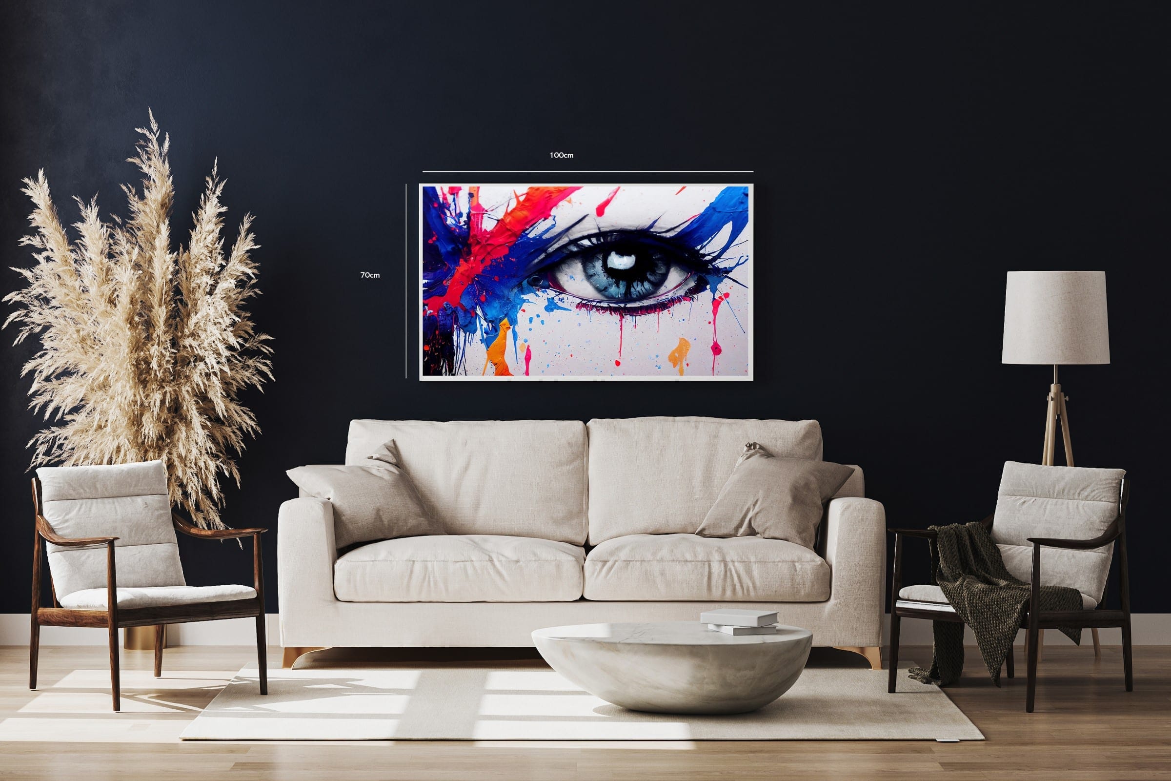Chromatic Eye Splash Plakat