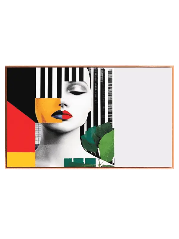 Chromatic Face Layers Plakat
