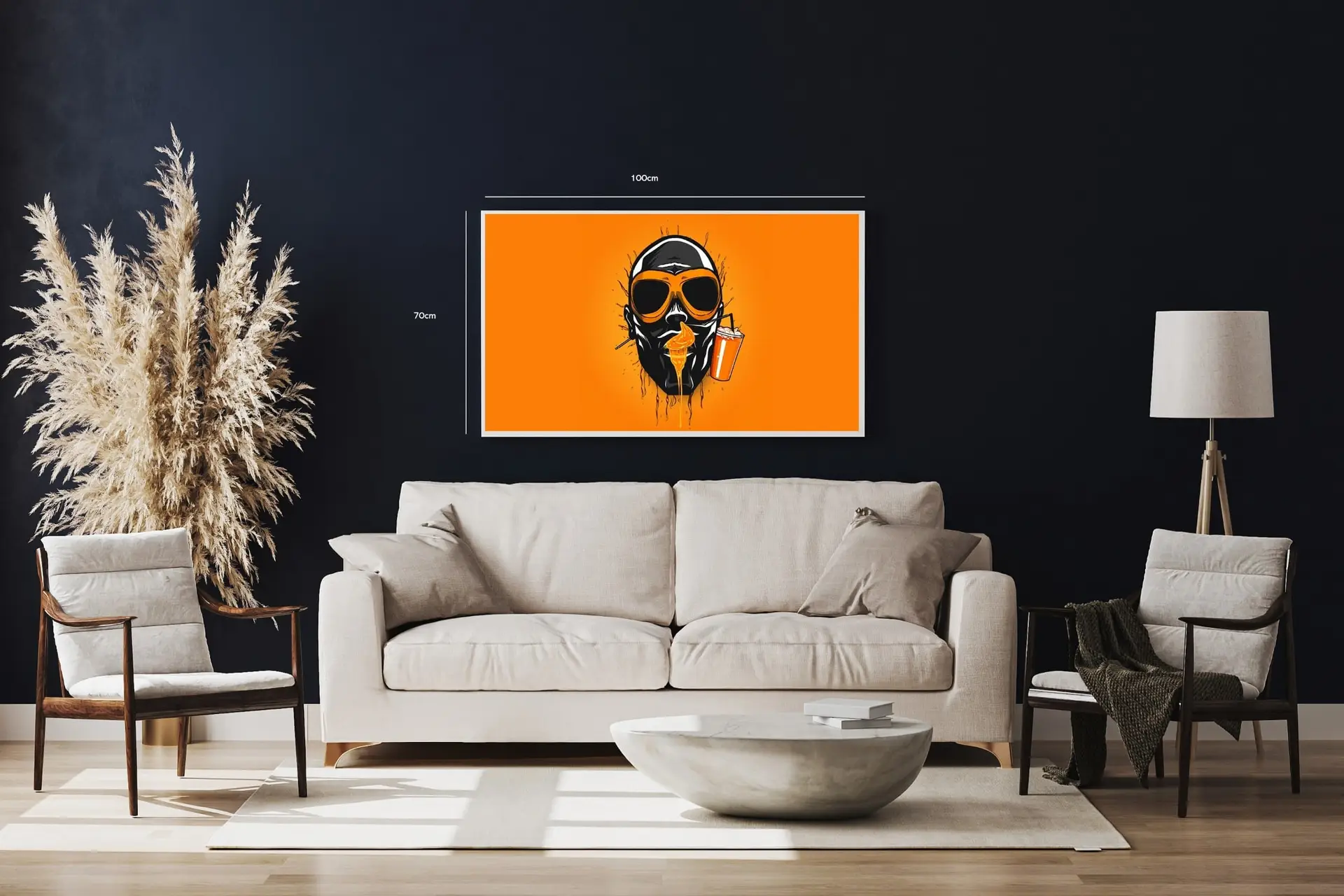 Bold Orange Expression Plakat