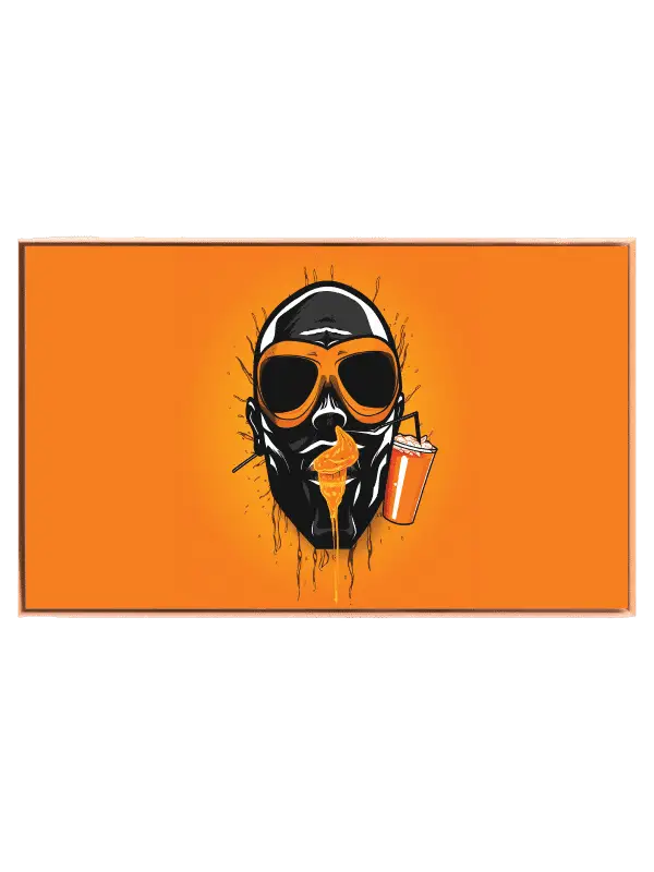 Bold Orange Expression Plakat