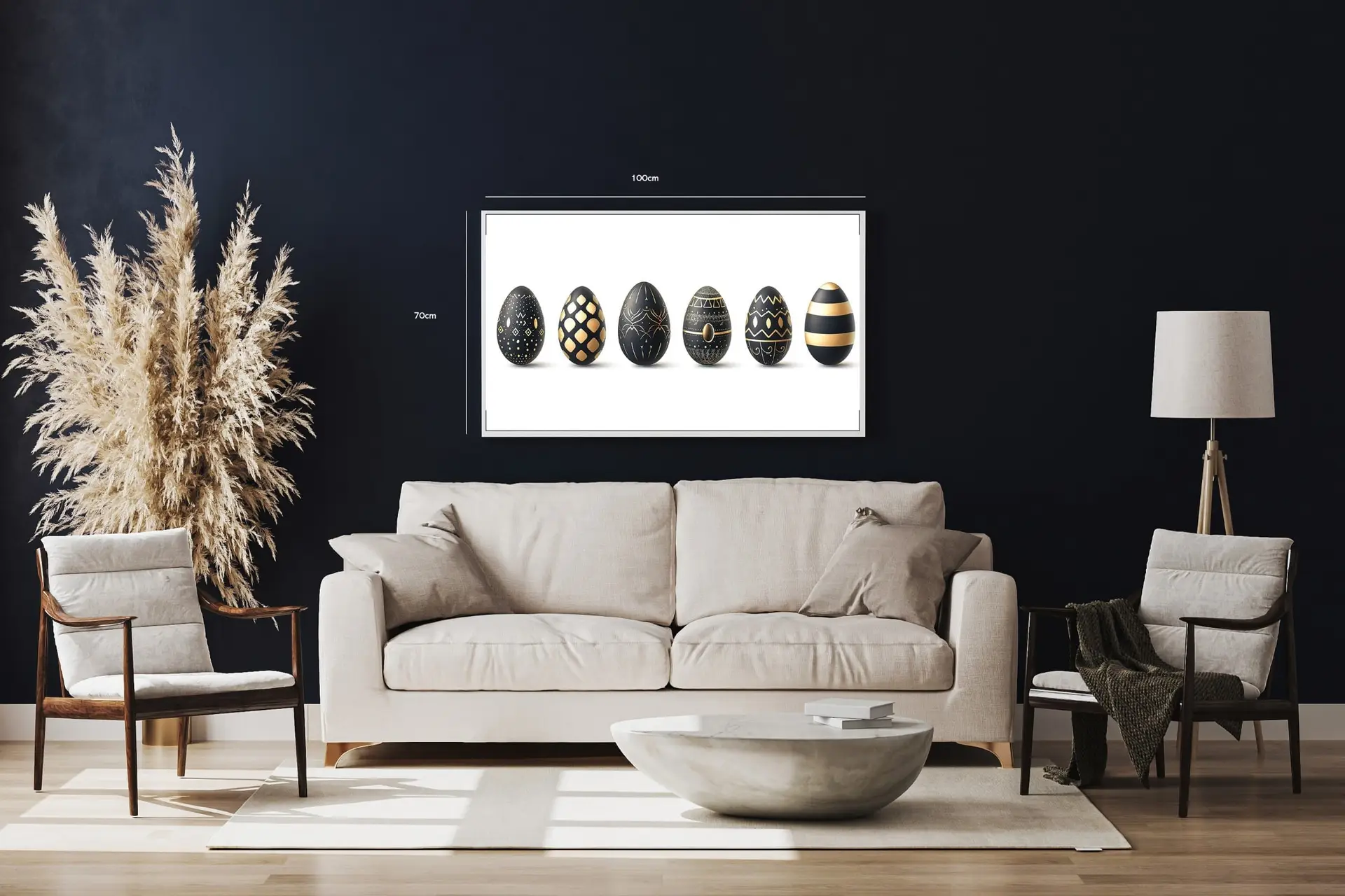 Golden Ethnic Patterns Plakat